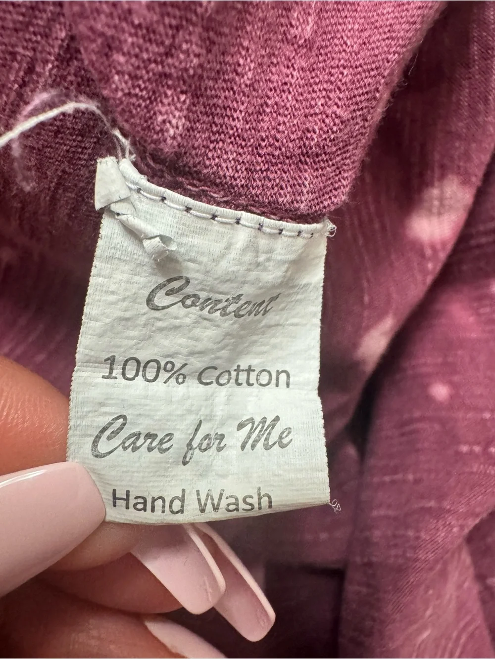 A rare bird Women’s Washed Mauve Tie-Dye Short Sleeve Dress